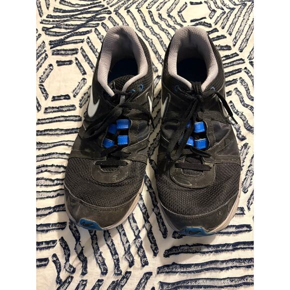 Nike REAX Rocket 2 running shoes gym black blue fair condition men's size 13 - Picture 2 of 10